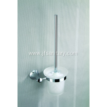 Toilet Brush With Wall Holder Chrome Set